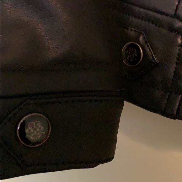 Jessica Simpson Faux Leather Jacket - Picture 3 of 3